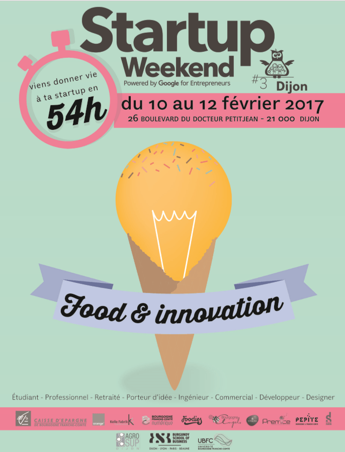 actu startup weekend dijon