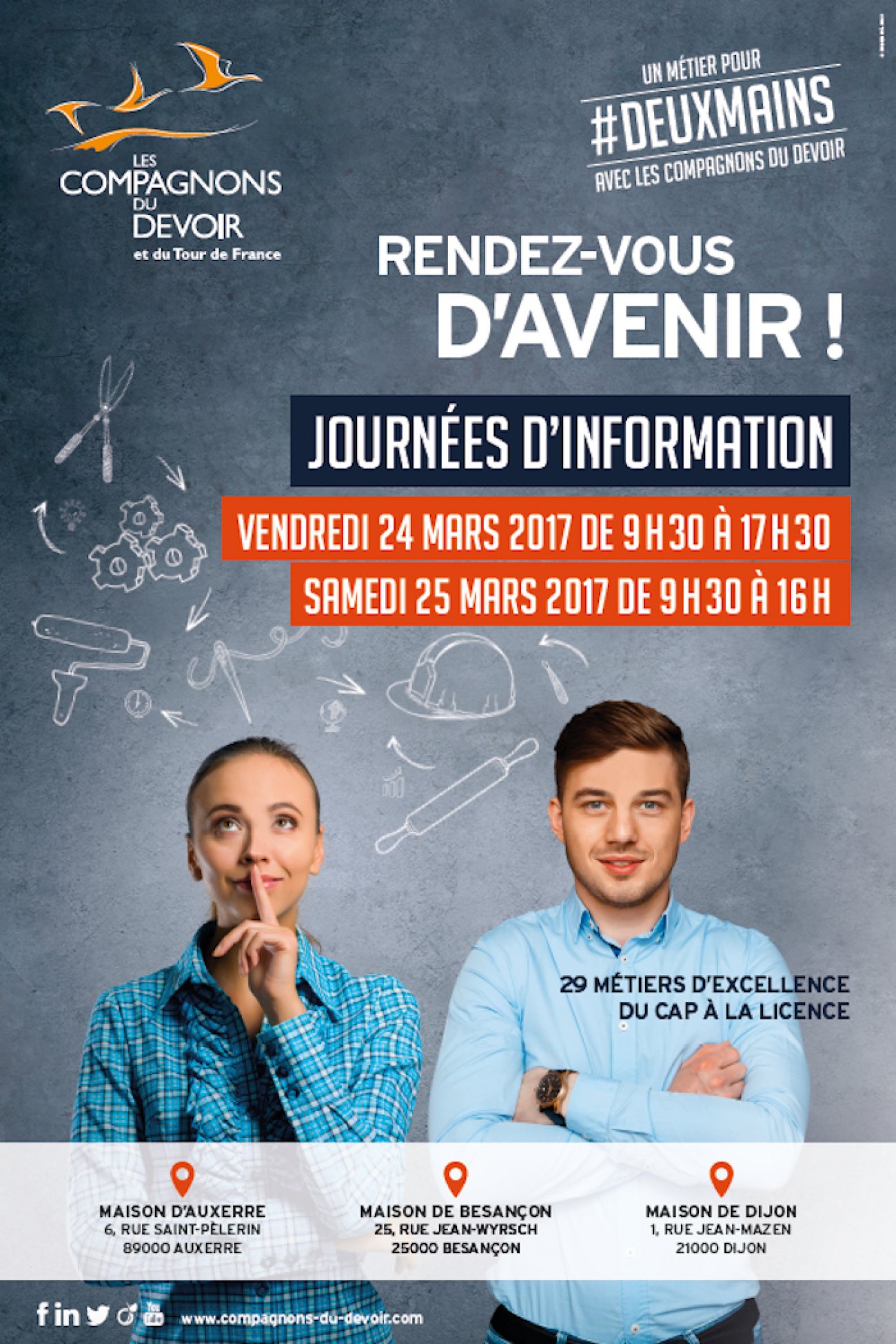 dijon les compagnons du devoir vous donnent rendez vous avec votre avenir 259443