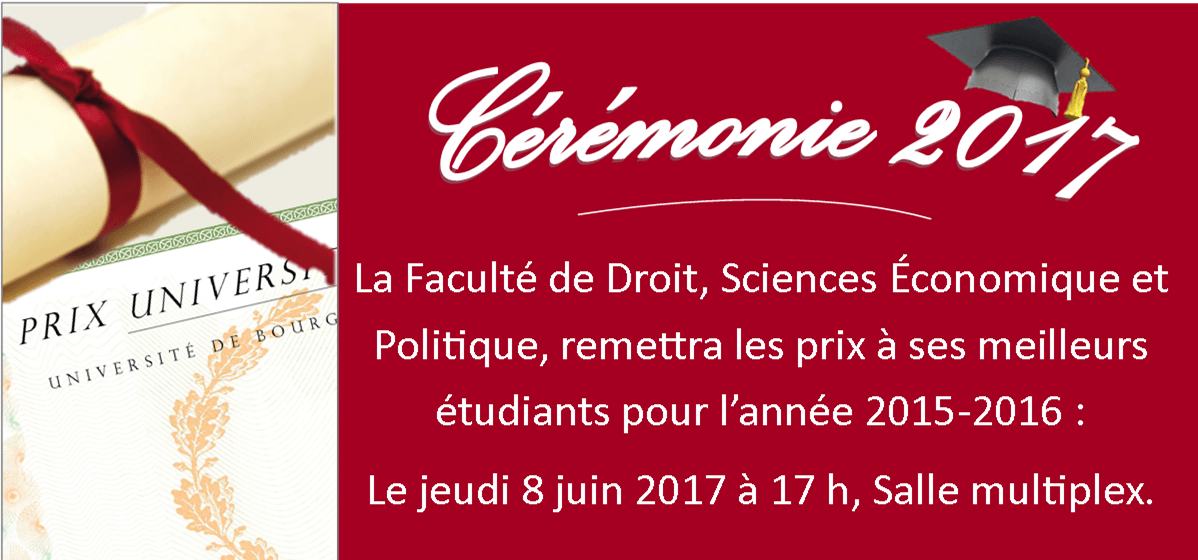 ceremonie remise prix droit 2017