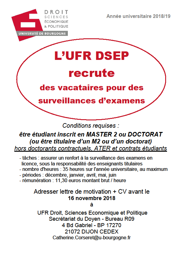 recrutement DSEP octobre2018